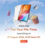 ASUS Pad (T3201) With 12.2″ 2.8K 144Hz OLED Display, MediaTek Dimensity 8300, and 9000mAh Battery Launching in India on August 6