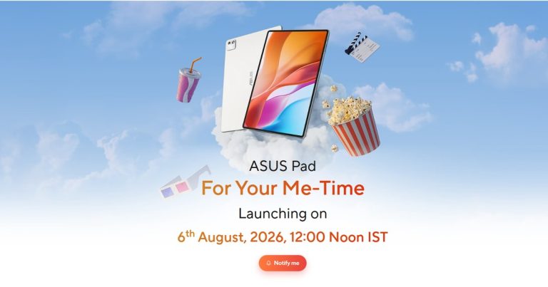ASUS Pad (T3201) With 12.2″ 2.8K 144Hz OLED Display, MediaTek Dimensity 8300, and 9000mAh Battery Launching in India on August 6